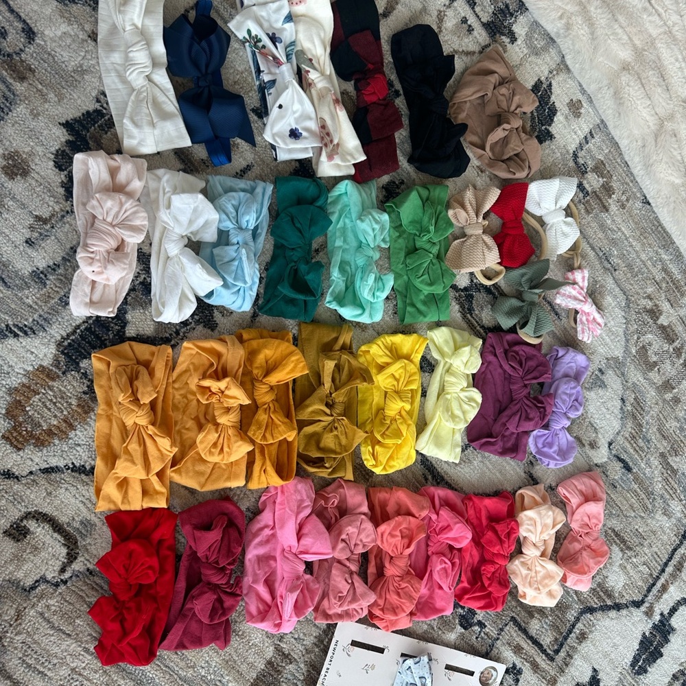 Baby girl headband bundle 36 pieces